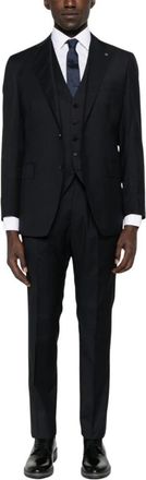 Tagliatore Abito in lana Super 110s - Heren - Business pakken - Blauw - 2XL - Wol - Kostuums