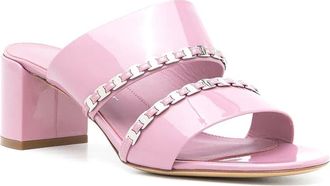 Ferragamo 7Mm Slip-On Leather Sandal