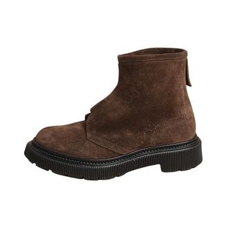 Adieu Paris Type 197 Zip Boots - female - Adieu Paris - Ankle Boots - Brown - 8 UK - Shoes