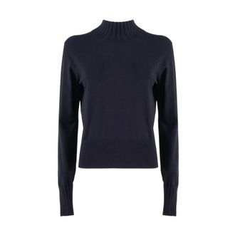 Nenette Maglia lupetto sfiancata con bottoni dorati - - Knitwear - Donna - Nero - XS
