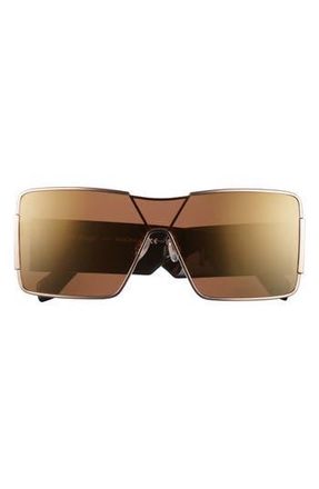 Off-white Square Sunglasses in Gold Gold Mirror at Nordstrom Rack