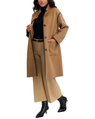 Elie Tahari Sydney Long Wool-Blend Coat