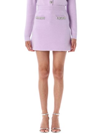 スカート SELF PORTRAIT Women Skirts RS25081XBROWN Purple スカート SELF PORTRAIT Women Skirts RS25081XBROWN Purple