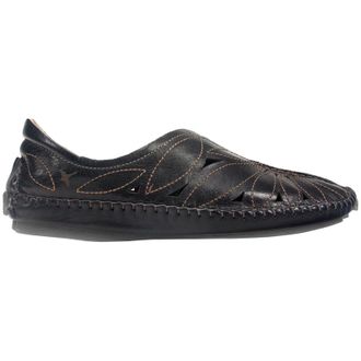 Pikolinos Jerez 578-7399 Leather Womens Slip On Shoes - Black - Size:UK 5-5.5