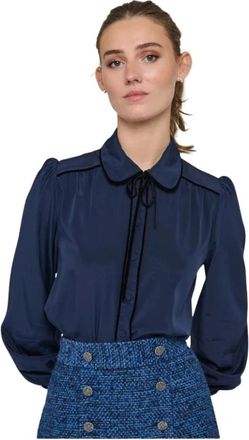 Kudibal Copenhagen Dames, Blouses & Shirts, Blauw, Maat: L