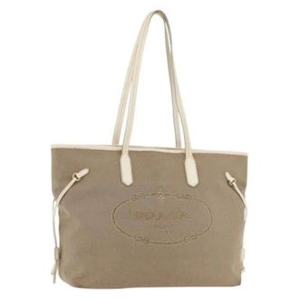 Prada unisex, Pre-owned, Beige, Maat: ONE Size Leer