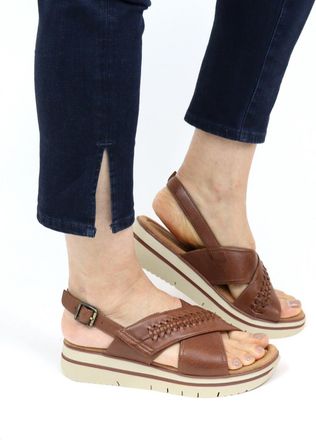 Salvia Womens Aidan Platforms In Cuoio Pebble