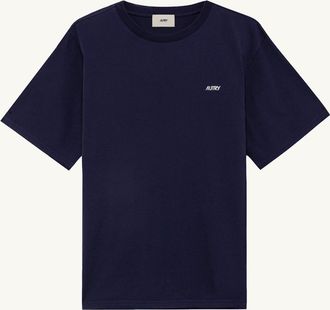 Autry T-SHIRT IN COTONE CON LOGO RICAMATO DONNA