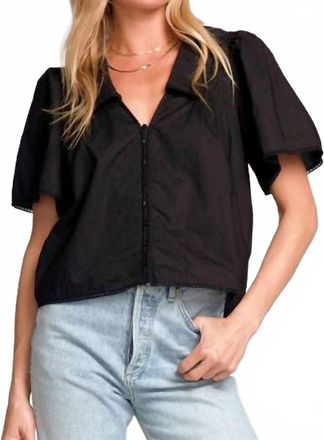 Saltwater Luxe Zaylah Top In Black
