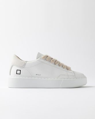 D.A.T.E. sfera calf white