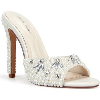 Azalea Wang Somethingnew Sandal in White at Nordstrom, Size 7.5