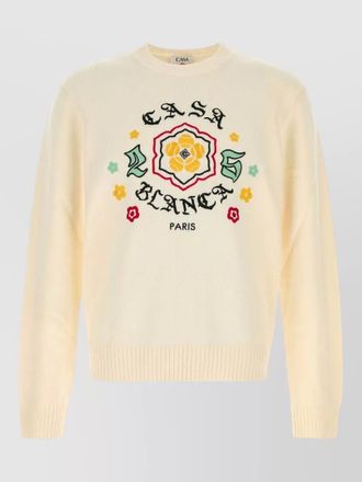 Casablanca wool sweater crew neck long sleeves
