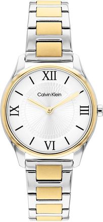 Calvin Klein Womens Roman Numeral H-Link Braclet Watch - Multi