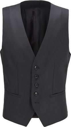 HUGO BOSS Heren T-Harvers4 Mouwloos Vest (Zwart)