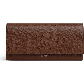 Radley London Picton Place Large Flapover Wallet in Chocolate at Nordstrom