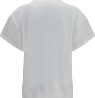 Brunello Cucinelli Womens Cotton T-Shirt White T-Shirts & Jerseys