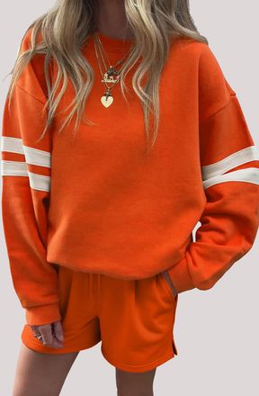 Azura Exchange Sweatshirt Shorts Set