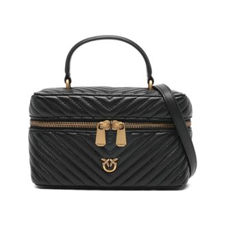 Pinko Pinko, Dames, Tassen, Zwart, Maat: ONE Size Leer