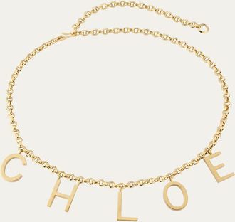 Chloé Logo Letters Belt