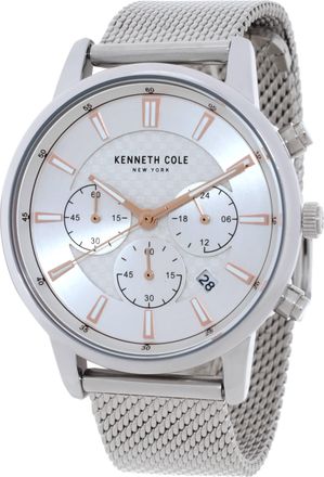 Kenneth Cole Sport Chronograph Quartz Silver Dial Mens Watch KCWGK2184704
