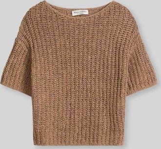 Marc O'Polo Relaxed Fit Pullover aus Baumwoll-Mix in Hazel, Gr&ouml;&szlig;e XXL