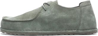 Birkenstock Utti Leren Su&egrave;de Veterschoenen Thyme - Heren - Veterschoenen - Groen - 46 EU - Su&egrave;de - Schoenen
