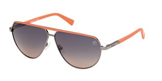 Timberland TB00028 Polarized 06D Mens Sunglasses Silver Size 61