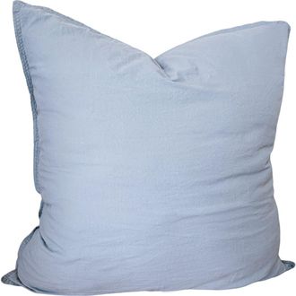 Anaya with Love Stonewashed Cotton Percale Pillow Cover Only in Euro Powder Blue at Nordstrom, Size 26X26
