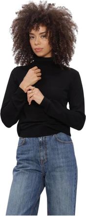 Silvian Heach Truien & Vesten, Dames, Zwart, M, Sweater Turtleneck Recik