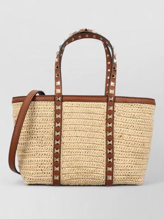 Valentino Garavani leather tote bag