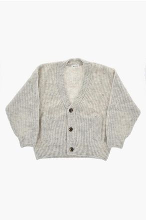 American Vintage Wool-Blend Cardigan With V-Neck size 11 Y