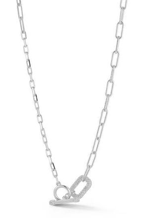 Glaze Jewelry T-Bar Toggle Necklace in Silver at Nordstrom Rack