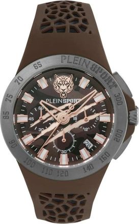 Plein Sport Thunderstorm Chrono 43Mm - Heren - Horloges - Bruin - ONE Size - Accessoires