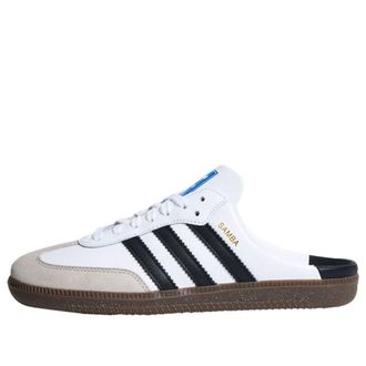 adidas (WMNS) adidas Samba Mules White Black LB3814