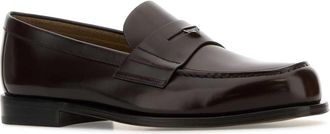 Prada Mens Formale Loafer Brown Calfskin