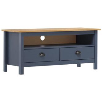 vidaXL Muebles De La Colina 110x40x47 Cm Pin De S&oacute;lido Gris