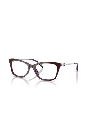 Tory Burch 53mm Square optical glasses in Violet at Nordstrom