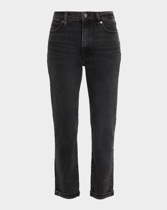 Frame Denim The Borrowed Straight-Leg Jeans