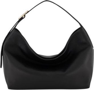Vince Small Plonge Vivian Leather Hobo Bag in Black at Nordstrom