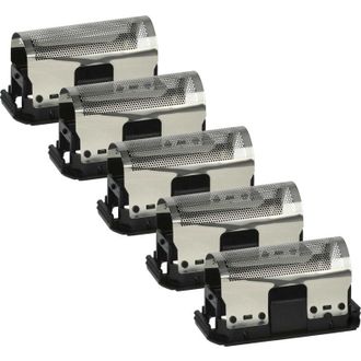 OEM 5x Cuchillas Recambio Compatible Braun S5 + Marco, Negro/plateado, Para Afeitadora El&eacute;ctrica-producto Compatible