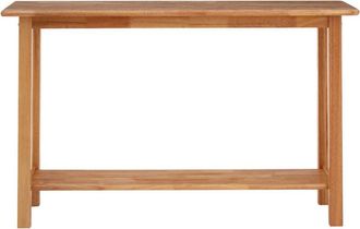 Premier Housewares Interiors by Premier Contemporary Rectangular Console Table, Natural Wood Console Table, Modern Wood Hallway Console Table