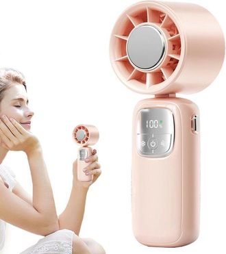 OEM Ventilador De Mano: Enfriador Silencioso Plegable, Ventilador De Mano Recargable Por Usb Para Acampar, Hacer Senderismo, Pescar Y La Playa