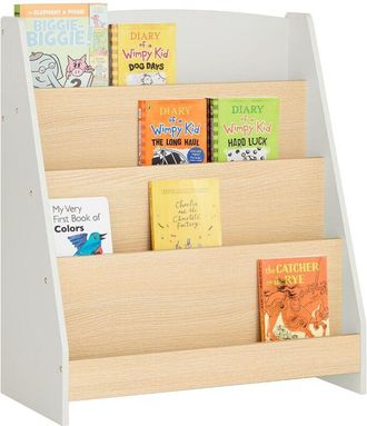 SoBuy Librería Infantil para Niños con 4 Estantes Estantería para Juguetes de Almacenamiento para niños KMB106-HG SoBuy ES