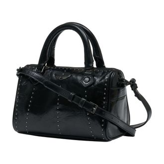 Zadig&Voltaire Womens Top Handle Bag Black Calfskin