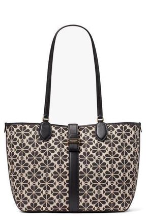 Kate Spade New York spade flower jacquard tote in Sand Multi at Nordstrom Rack