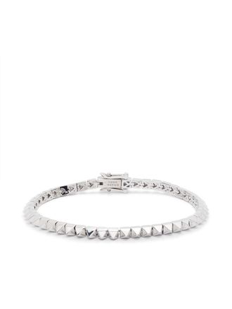 Eddie Borgo Pyramid Tennis bracelet - Zilver