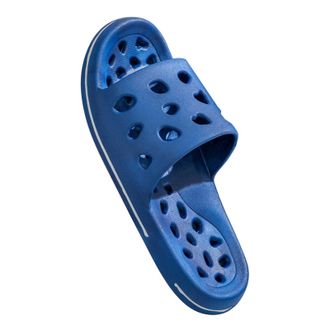 Generic Bathing Slippers Womens Swimming Pool with Holes Quick-Drying Flip Flops Non-Slip Cloud Shoes Women Men Bath Mules Soft Beach Shoes Ergonomic, blue, 1