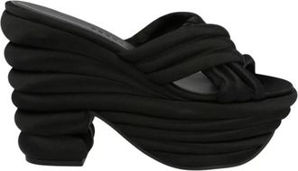 Ferragamo Rey Platform Sandals, Size 9 C