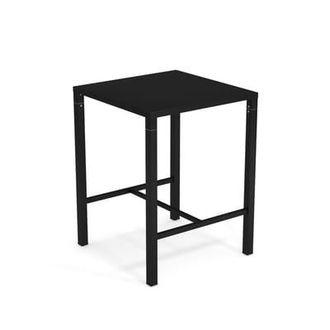 Emu Square table Nova - Black - Varnished steel - Designer Aldo Ciabatti