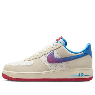 Nike Air Force 1 07 LV8 Coconut Milk Red Photo Blue HQ3618-113